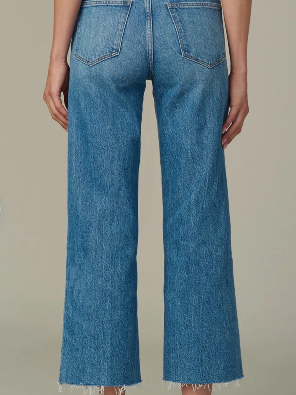 Joe's Jeans Light Blue Wide Leg High-Rise Jeans - Picture 3 of 6
